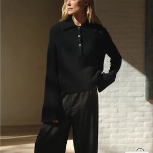 JENNI KAYNE Cashmere Stevie Polo size S